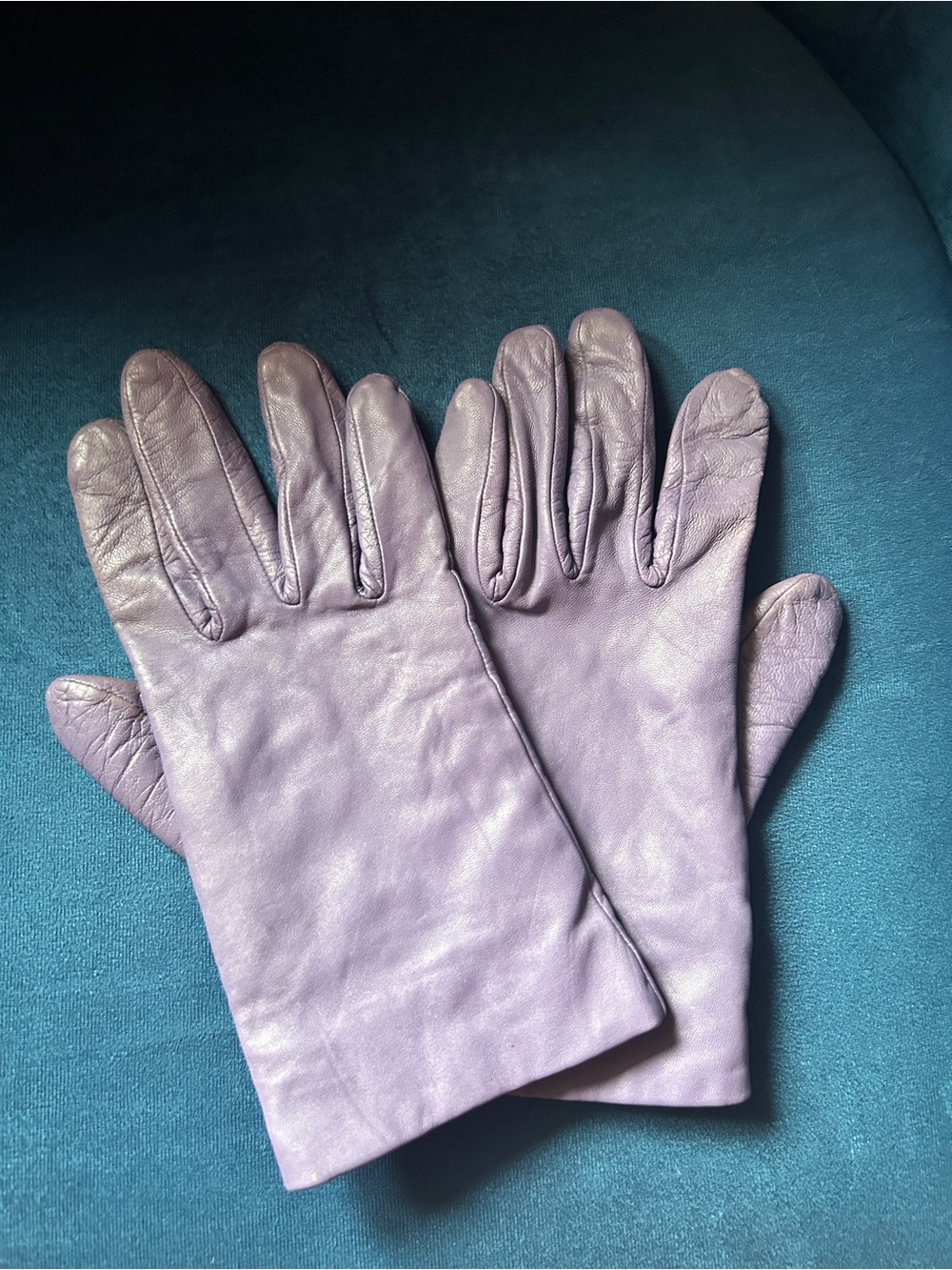 Aris Lavender Leather Women's Gloves